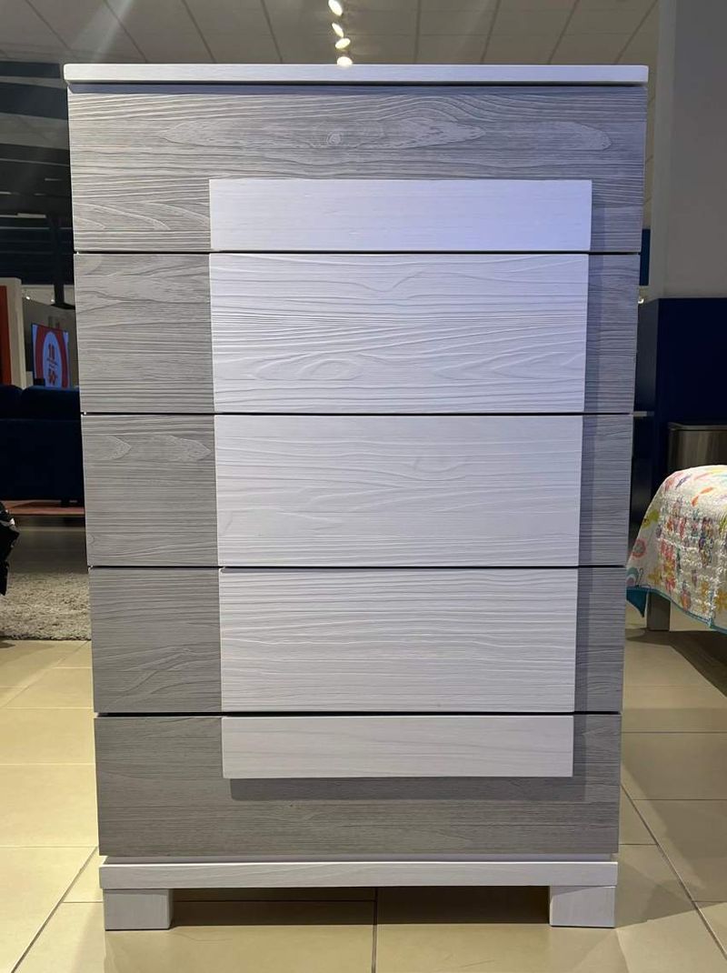 Siena-Youth----Chest-5-Drawers-Brushed-Grey
