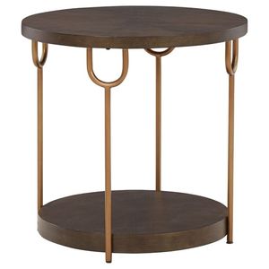 Brazburn-  Round End Table
